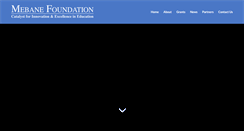 Desktop Screenshot of mebanefoundation.com